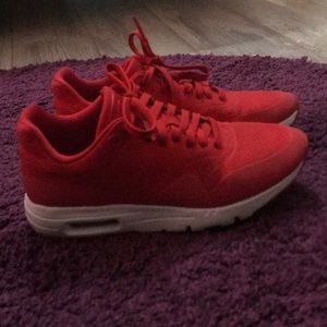 Nike Air red shoes size 6